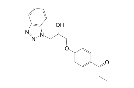 1-Propanone, 1-[4-[3-(1H-1,2,3-benzotriazol-1-yl)-2-hydroxypropoxy]phenyl]-