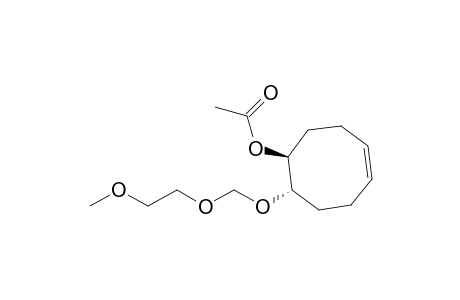 (5S,6S)-5-Acetoxy-6-(methoxyethoxymethoxy)-1-cyclooctene
