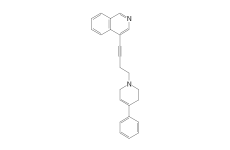 4-[4-(4-phenyl-3,6-dihydro-2H-pyridin-1-yl)but-1-ynyl]isoquinoline