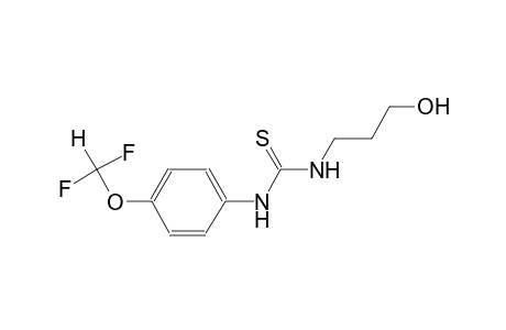 N-[4-(difluoromethoxy)phenyl]-N'-(3-hydroxypropyl)thiourea