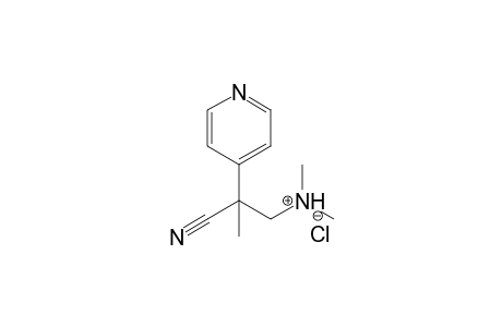 [2-Cyano-2-(4'-pyridyl)propyl]-dimethylammonium chloride