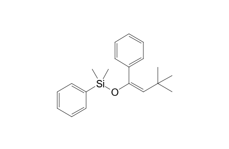 (E)-3,3-Dimethyl-1-phenyl-1-[dimethyl(phenyl)siloxy]but-1-ene