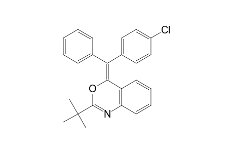 (E,Z)-2-tert-Butyl-4-[(4-chlorophenyl)(phenyl)methylene]-4H-3,1-benzoxazine
