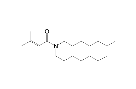 but-2-Enamide, N,N-diheptyl-3-methyl-