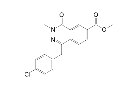 4-(4-CHLOROBENZYL)-7-METHOXYCARBONYL-2-METHYL-PHTHALAZIN-1(2H)-ONE