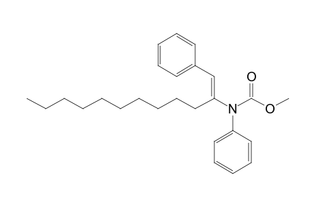 Methyl N-(1-decyl-2-phenylethenyl)-N-phenylcarbamate