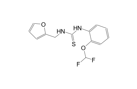 N-[2-(difluoromethoxy)phenyl]-N'-(2-furylmethyl)thiourea