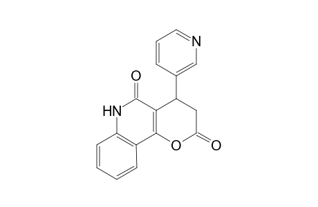 2H-Pyrano[3,2-c]quinoline-2,5(3H)-dione, 4,6-dihydro-4-(3-pyridinyl)-