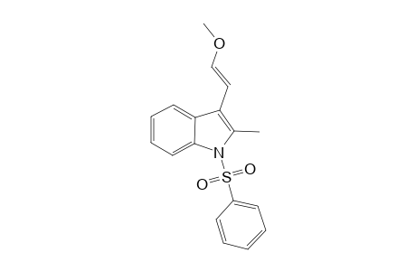 (E)-1-(1-PHENYLSULFONYL-2-METHYLINDOL-3-YL)-2-METHOXY-ETHEN