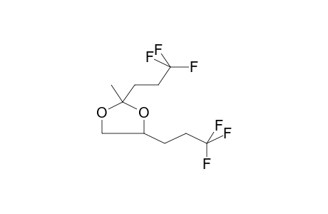 4-Methyl-2,4-bis[3',3',3'-trifluoropropyl]-1,3-dioxacyclopentane