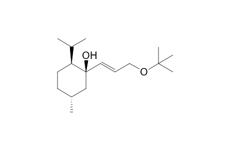 (1S,2R,4R)-1-Isopropyl-2-[3'-(t-butoxy)-1'-propen-1'-yl]-4-methylcyclohexan-2-ol