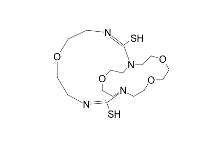 6,14,17,22-Tetraoxa-1,3,9,11-tetraazabicyclo[9.8.5]tetracosane-2,10-dithione