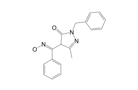 (Z)-2-BENZYL-2,4-DIHYDRO-4-[(HYDROXYAMINO)-PHENYL-METHYLENE]-5-METHYL-3H-PYRAZOL-3-ONE