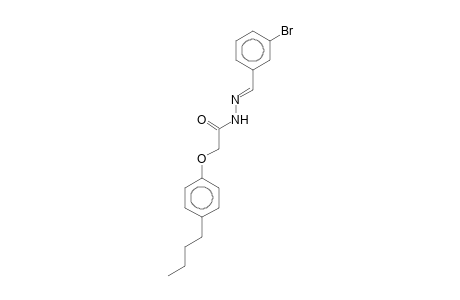 N'-[(E)-(3-bromophenyl)methylidene]-2-(4-butylphenoxy)acetohydrazide