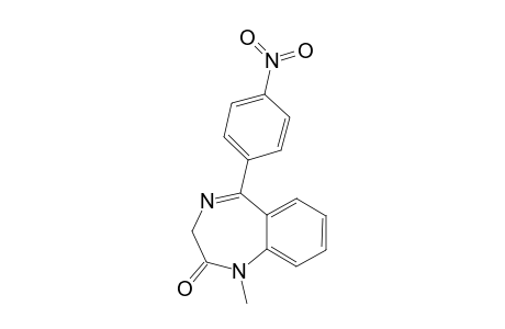 5-(4-NITROPHENYL)-1,3-DIHYDRO-1-METHYL-2H-1,4-BENZODIAZEPIN-2-ONE
