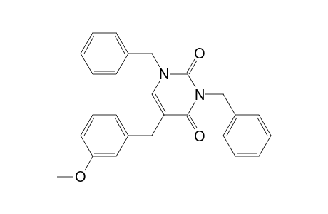 1,3-Dibenzyl-5-m-anisyl-pyrimidine-2,4-quinone