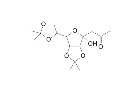 1,3-Dideoxy-5,6:8,9-di-O-isopropylidene-.alpha.,beta.-D-manno-nono-2,4-diulo-4,7-furanose