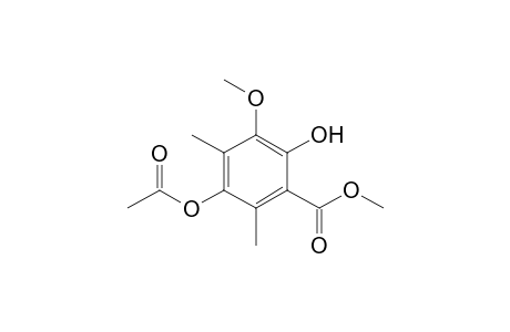 Methyl 5-Acetoxy-2-hydroxy-3-methoxy-4,6-dimethylbenzoate