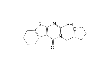2-sulfanyl-3-(tetrahydro-2-furanylmethyl)-5,6,7,8-tetrahydro[1]benzothieno[2,3-d]pyrimidin-4(3H)-one