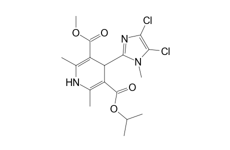 Methylisopropyle-1,4-dihydro-2,6-dimethyl-4-(1-methyl-4,5-dichloroimidazole-2-yl)-3,5-pyridine dicarboxylate