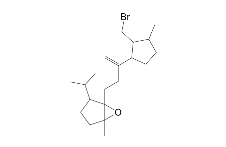 1,2-Epoxycyclopentane, 3-isopropyl-1-methyl-2-[3-(2-bromomethyl-3-methylcyclopentyl)but-3-en-1-yl]-