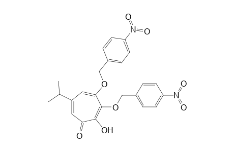 6-Isopropyl-2-hydroxy-3,4-bis(4-nitrobenzyloxy)tropone