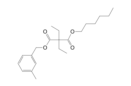 Diethylmalonic acid, 3-methylbenzyl hexyl ester