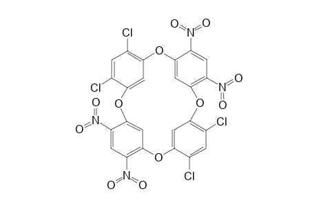 2,8,14,20-Tetraoxapentacyclo[19.3.1.1(3,7).1(9,13).1(15,19)]octacosa-1(25),3,5,7(28),9,11,13(27),15,17,19(26),21,23-dodecaene, 4,6,16,18-tetrachloro-10,12,22,24-tetranitro-