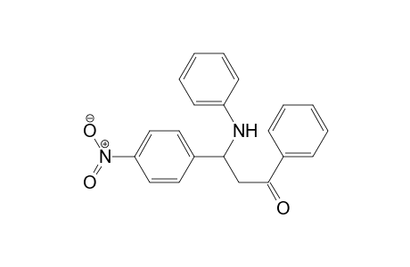 3-(4-Nitrophenyl)-1-phenyl-3-(N-phenylamino)-1-propanone
