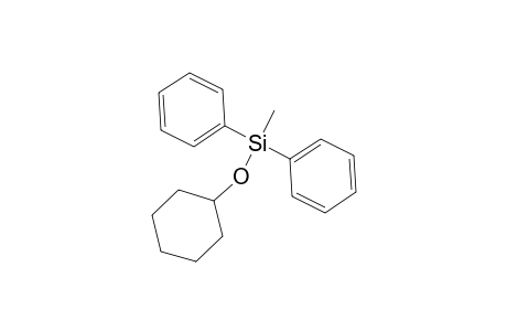 (Cyclohexyloxy)(methyl)diphenylsilane