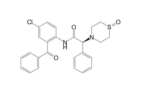 (R,S)-N-(2-benzoyl-4-chlorophenyl)-2-(1-oxo-4-thiomorpholin-4-yl)-2-phenylacetamide