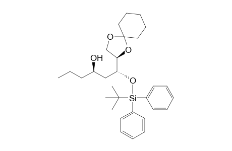 (4R,6R,7R)-6-tert-Butyldiphenylsilyloxy-7,8-cyclohexylidenedioxyoctan-4-ol