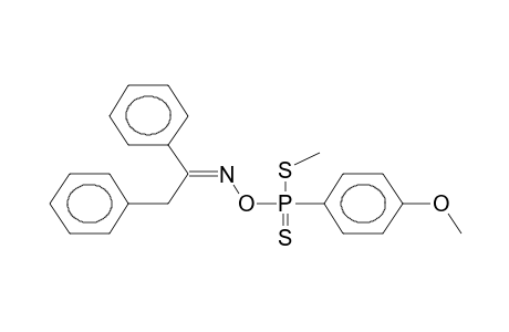O-(1,2-DIPHENYLETHYLIDENEIMINO)-S-METHYL(4-METHOXYPHENYL)DITHIOPHOSPHONATE