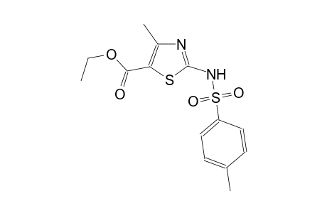 5-thiazolecarboxylic acid, 4-methyl-2-[[(4-methylphenyl)sulfonyl]amino]-, ethyl ester