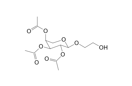 2'-Hydroxyethyl 2,3,4-tris[O-acetyl]-.alpha.-L-arabinopyranoside