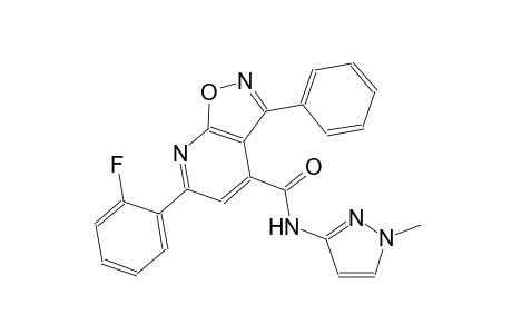 isoxazolo[5,4-b]pyridine-4-carboxamide, 6-(2-fluorophenyl)-N-(1-methyl-1H-pyrazol-3-yl)-3-phenyl-