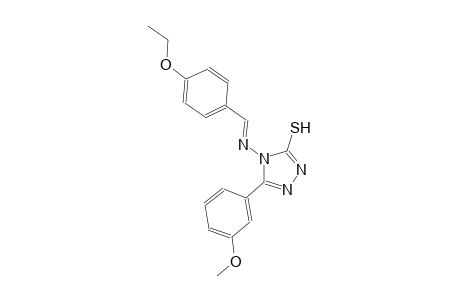 4-{[(E)-(4-ethoxyphenyl)methylidene]amino}-5-(3-methoxyphenyl)-4H-1,2,4-triazole-3-thiol