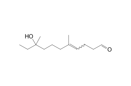 9-Hydroxy-5,9-dimethylundec-4-enal