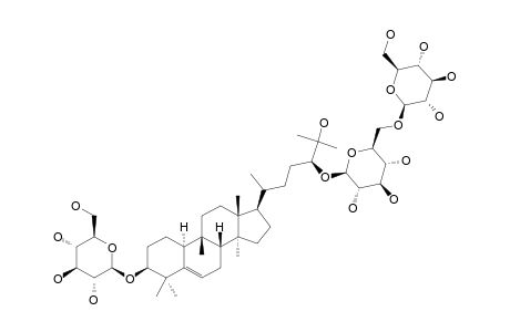 11-DEOXYMOGROSIDE_III;3-O-BETA-D-GLUCOPYRANOSYL_11-DEOXYMOGROL-24-O-BETA-D-GLUCOPYRANOSYL-(1->6)-BETA-D-GLUCOPYRANOSIDE