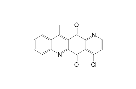 4-Chloro-11-methylpyrido[2,3-b]acridine-5,12-dione