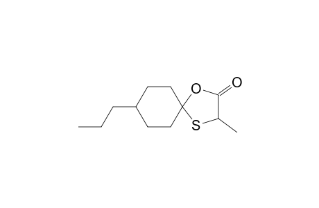 3-methyl-8-propyl-1-oxa-4-thiaspiro[4.5]decan-2-one