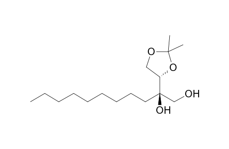 (2R)-2-[(4S)-2,2-dimethyl-1,3-dioxolan-4-yl]undecane-1,2-diol