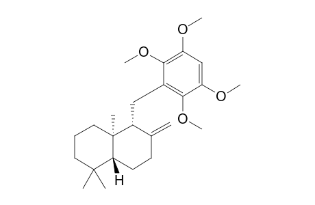 (4aR,5R,8aR)-1,1,4a-trimethyl-6-methylene-5-(2,3,5,6-tetramethoxybenzyl)decalin