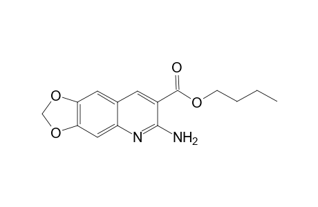 6-Amino-[1,3]dioxolo[4,5-g]quinoline-7-carboxylic acid butyl ester