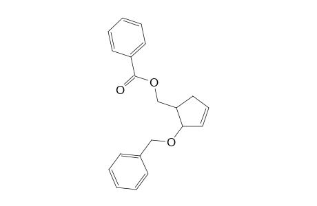 1,4-Anhydro-5-O-benzoyl-3-O-benzyl-2-deoxy-4a-carba-DL-erythro-pent-1-enit