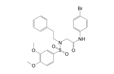 acetamide, N-(4-bromophenyl)-2-[[(3,4-dimethoxyphenyl)sulfonyl](2-phenylethyl)amino]-