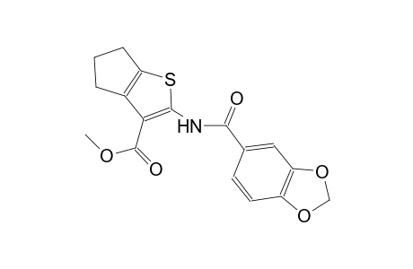 methyl 2-[(1,3-benzodioxol-5-ylcarbonyl)amino]-5,6-dihydro-4H-cyclopenta[b]thiophene-3-carboxylate