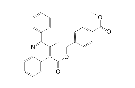 4-(methoxycarbonyl)benzyl 3-methyl-2-phenyl-4-quinolinecarboxylate