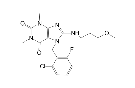 1H-purine-2,6-dione, 7-[(2-chloro-6-fluorophenyl)methyl]-3,7-dihydro-8-[(3-methoxypropyl)amino]-1,3-dimethyl-