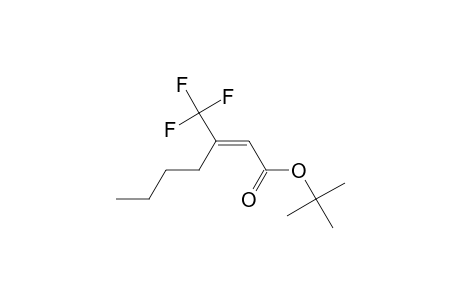 tert-Butyl (E)-3-(trifluoromethyl)-2-heptenoate